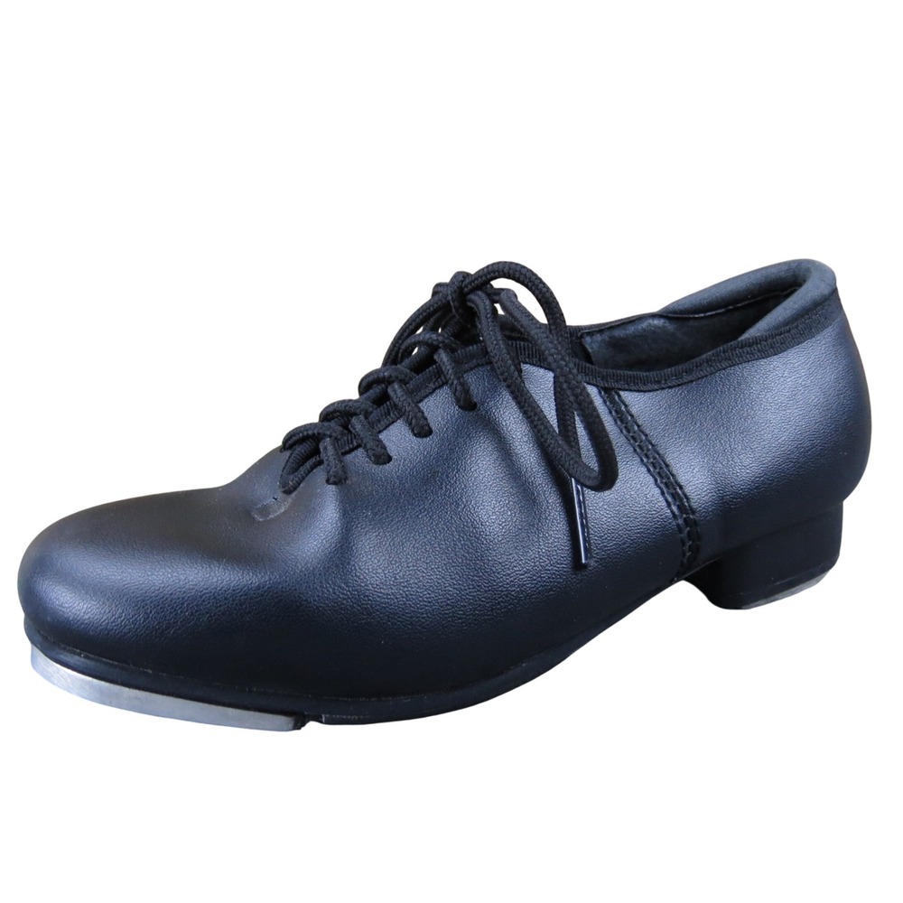 Theatricals Black Synthetic Toddler 11.5 Tap Shoes Lace-Up‎ Dance Shoe
